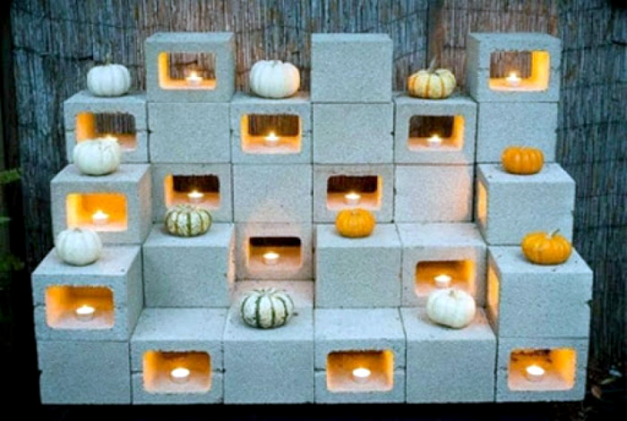 17 идей использования шлакоблоков и кирпича для обустройства сада