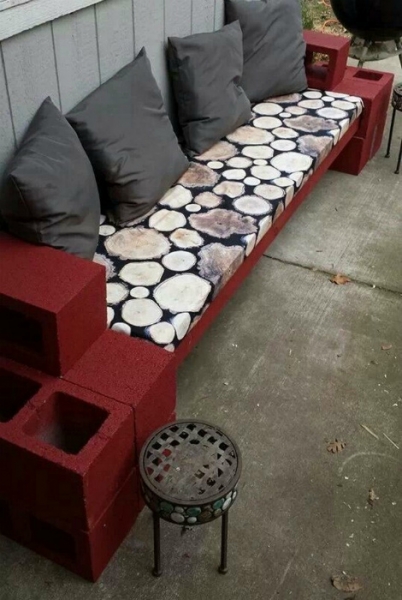 17 идей использования шлакоблоков и кирпича для обустройства сада