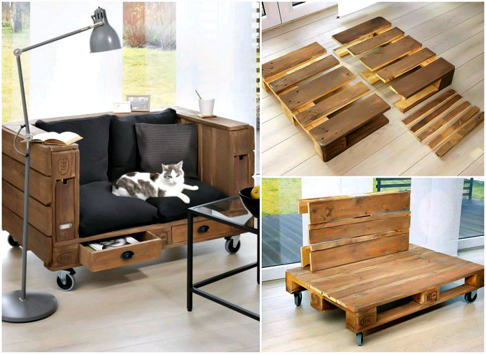 17 стильных и оригинальных диванов, которые можно сделать своими руками