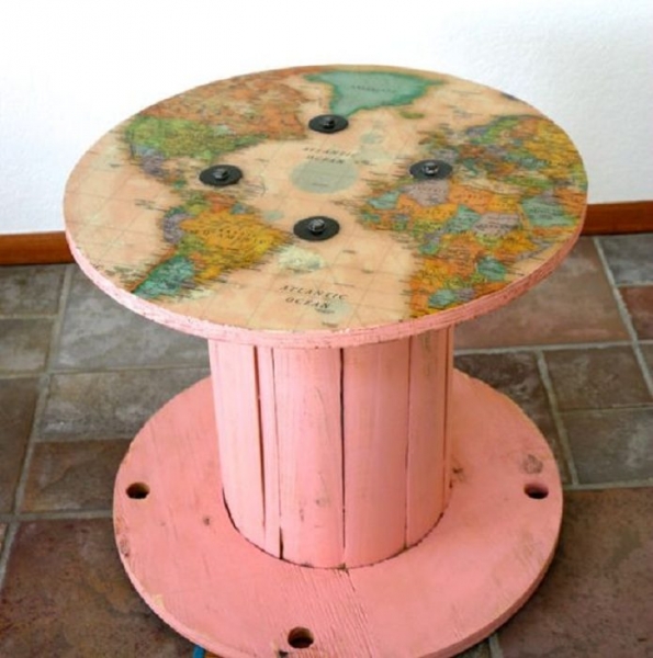 20 невероятно красивых вариантов оформления столов-катушек