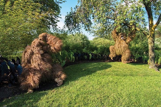 Ботанические сады Атланты и их восхитительные растительные фигуры