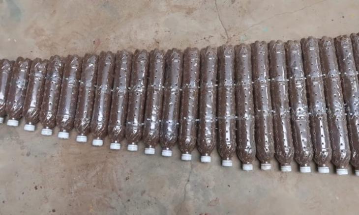 Цветочный водопад в вашем саду из простых пластиковых бутылок