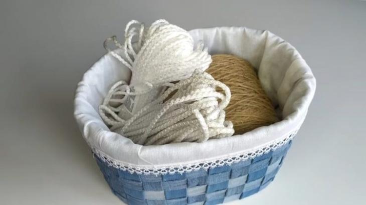 Декор из старых джинсов