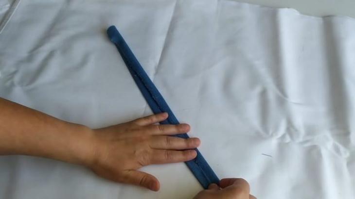 Декор из старых джинсов