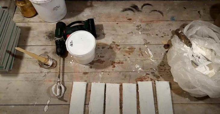 Декоративные кирпичики из гипсокартона