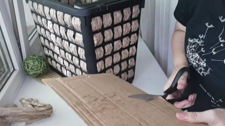 Интересная переделка корзинки из ФиксПрайс