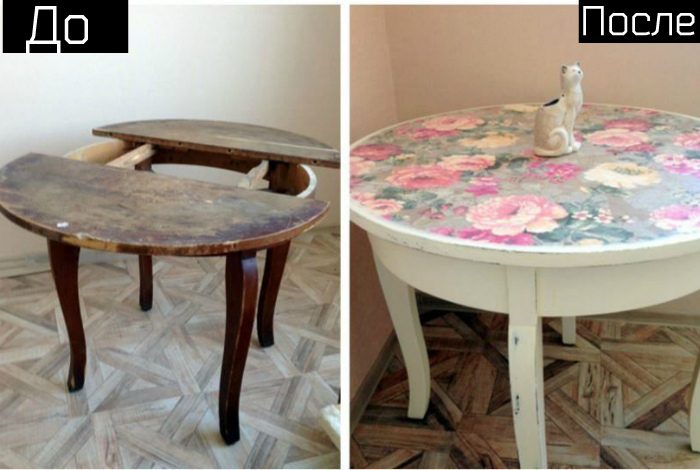 Интересные идеи переделки старой мебели