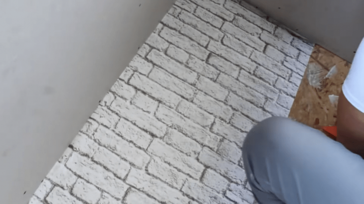 Интересный способ использования обоев