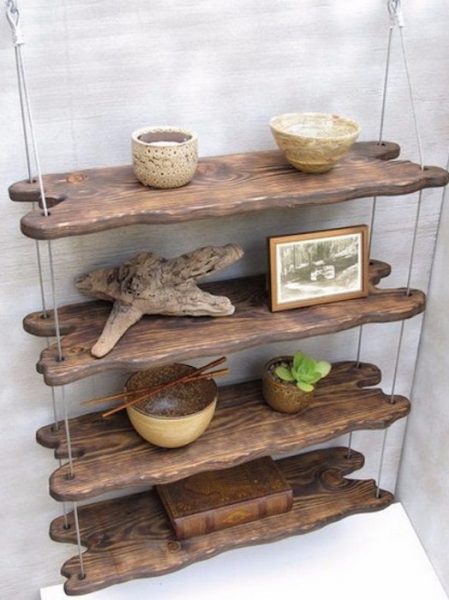 Как обновить интерьер по-бюджетному, используя «ненужные» деревяшки