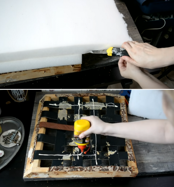 Как потрепанное советское кресло превратить в стильный предмет мебели