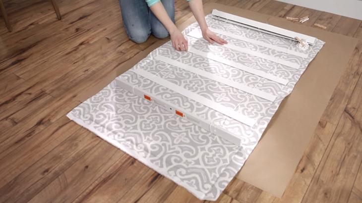 Как превратить обычные старые шторы в римские