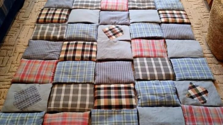 Как сшить необычное лоскутное одеяло