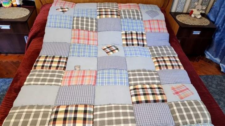 Как сшить необычное лоскутное одеяло