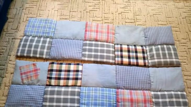 Как сшить необычное лоскутное одеяло