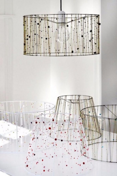 Красивая настольная лампа своими руками из подручных материалов