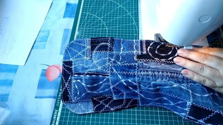 Красота из ненужных старых джинсов