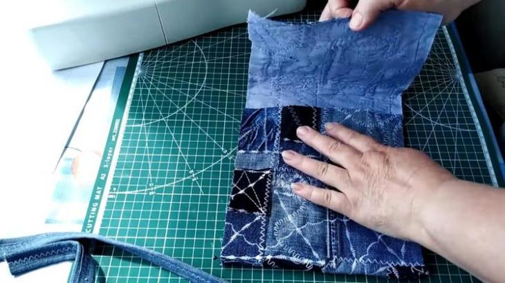 Красота из ненужных старых джинсов