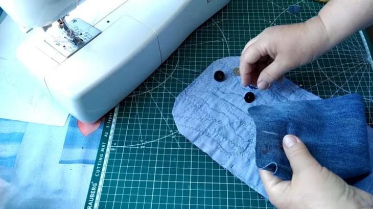 Красота из ненужных старых джинсов