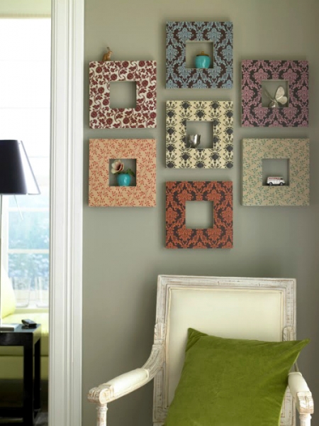 Куда и как использовать остатки обоев, чтобы им годами не пылиться без дела в шкафах