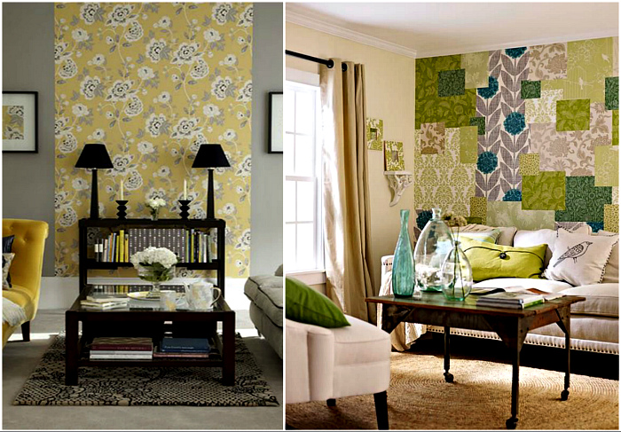 Куда и как использовать остатки обоев, чтобы им годами не пылиться без дела в шкафах