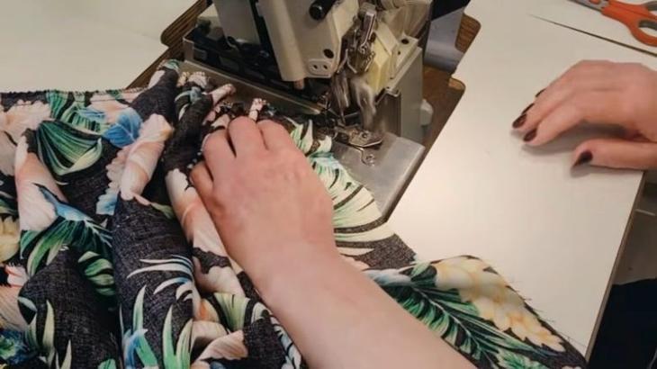 Летняя юбка на пышную фигуру всего за 30 минут