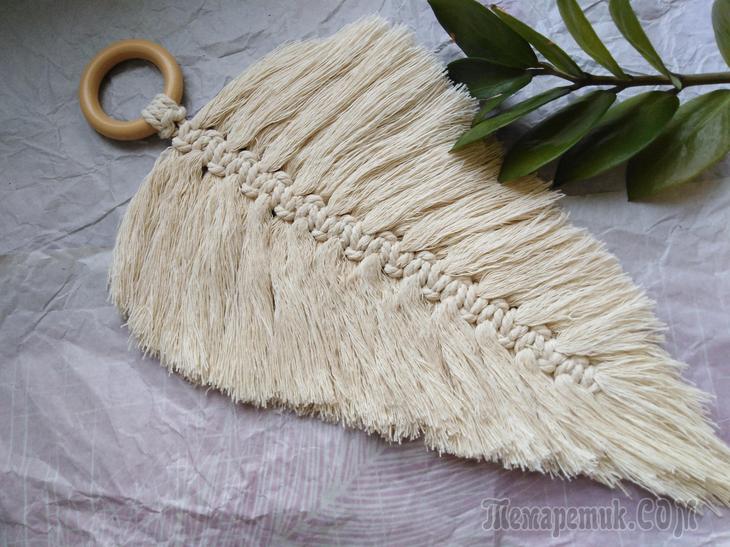 Листья в стиле бохо. Макраме -листья. Плетём вместе!
