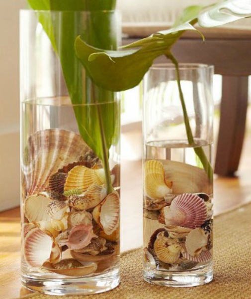 Мечты о лазурных берегах: 18 способов использования ракушек для декора жилья