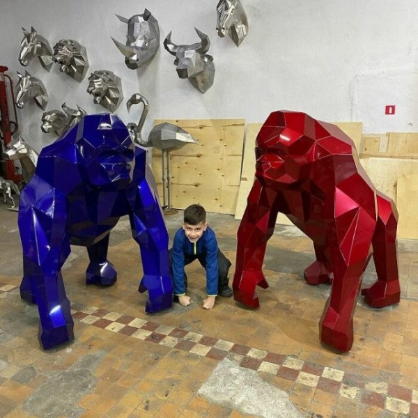 Многогранные скульптуры Андрея Казанцева