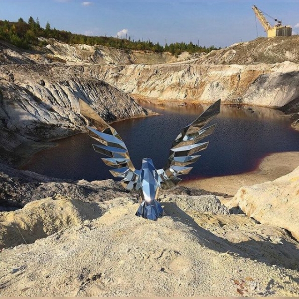 Многогранные скульптуры Андрея Казанцева