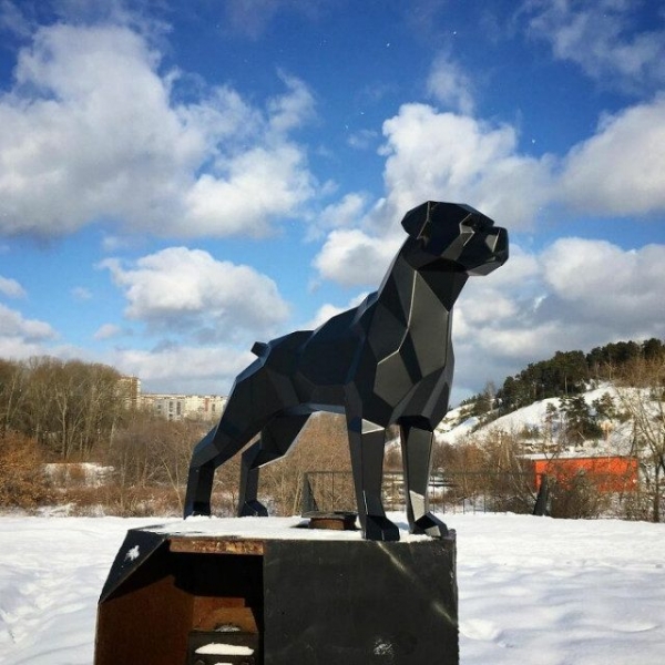 Многогранные скульптуры Андрея Казанцева