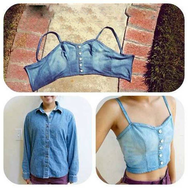 Модные вещи из старой одежды