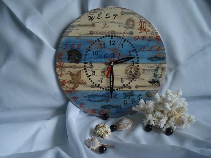 Настенные часы своими руками &mdash; пошаговая инструкция с фото примерами