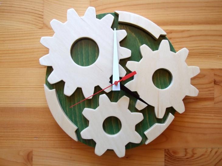 Настенные часы своими руками &mdash; пошаговая инструкция с фото примерами