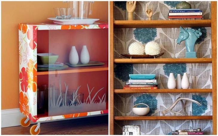 Не спешите выкидывать остатки обоев: оригинальные идеи их применения