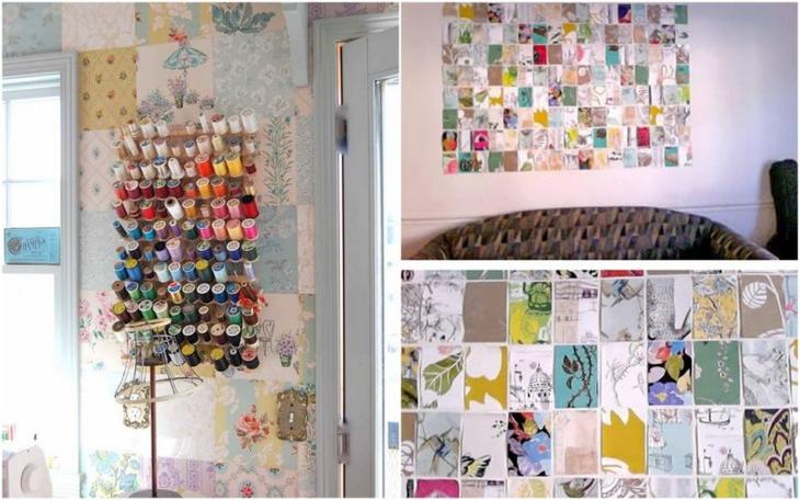 Не спешите выкидывать остатки обоев: оригинальные идеи их применения