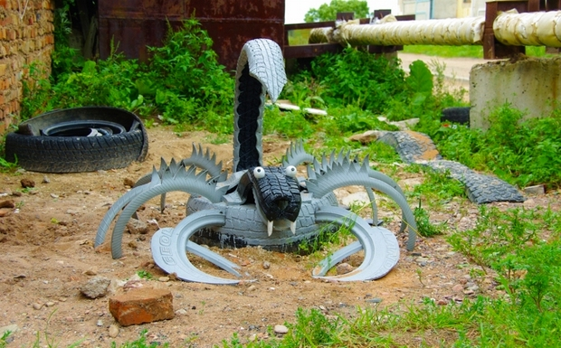 Необычные украшения для сада своими руками