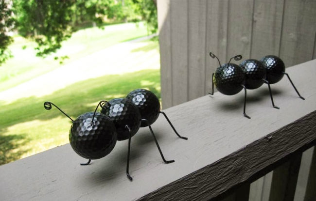 Необычные украшения для сада своими руками