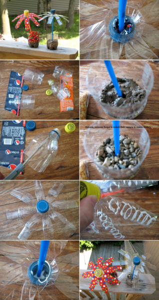 Необычные украшения для сада своими руками