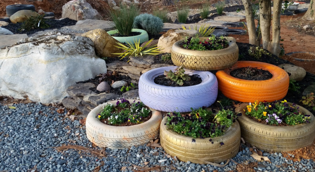 Необычные украшения для сада своими руками