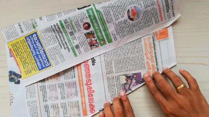 Необычный букет из неожиданного материала