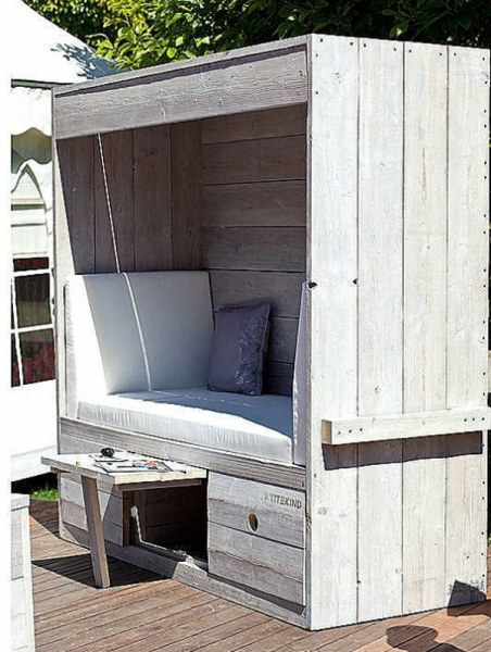 Несколько шикарных идей из деревянных поддонов на даче