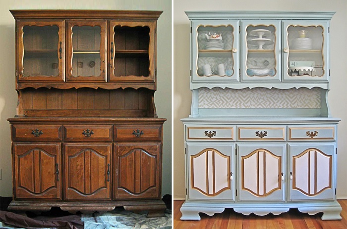 Новая жизнь старого шкафа: бюджетная переделка от изобретательной мастерицы