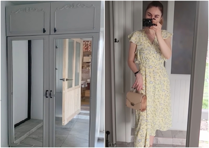 Новая жизнь старого шкафа: бюджетная переделка от изобретательной мастерицы