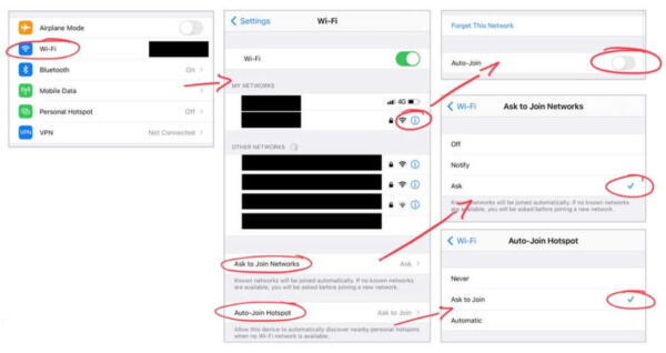 Отмена автоподключения к Wi-Fi защитит iPhone от атак хакеров, рассказал эксперт