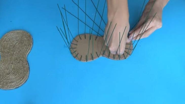 Поделка из джута, которая украсит любой интерьер