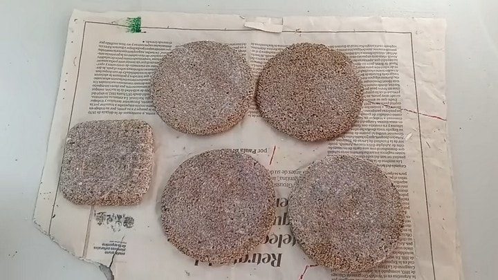 Полезные в быту изделия из песка и клея ПВА