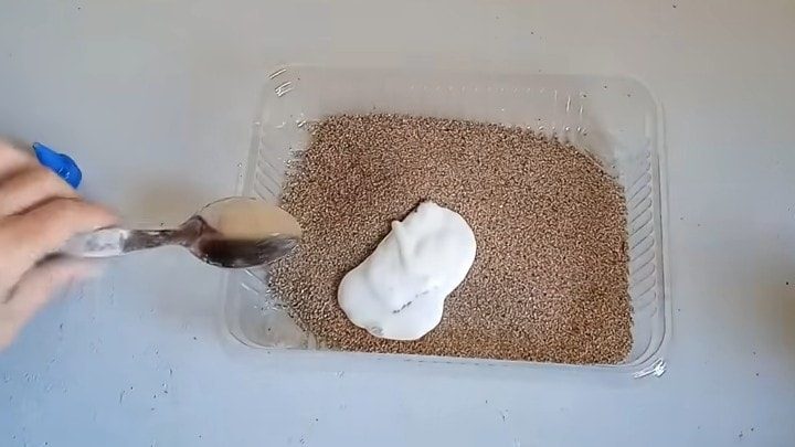 Полезные в быту изделия из песка и клея ПВА