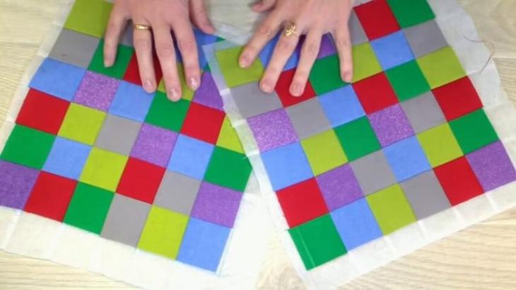 Простая техника сшивания «Пиксели»