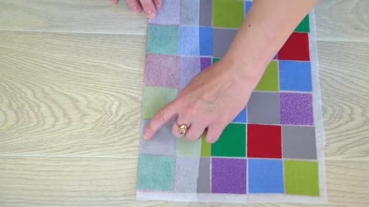 Простая техника сшивания «Пиксели»