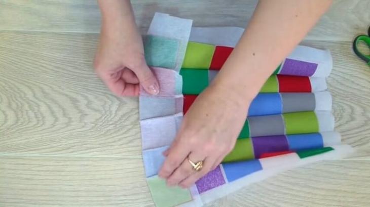 Простая техника сшивания «Пиксели»